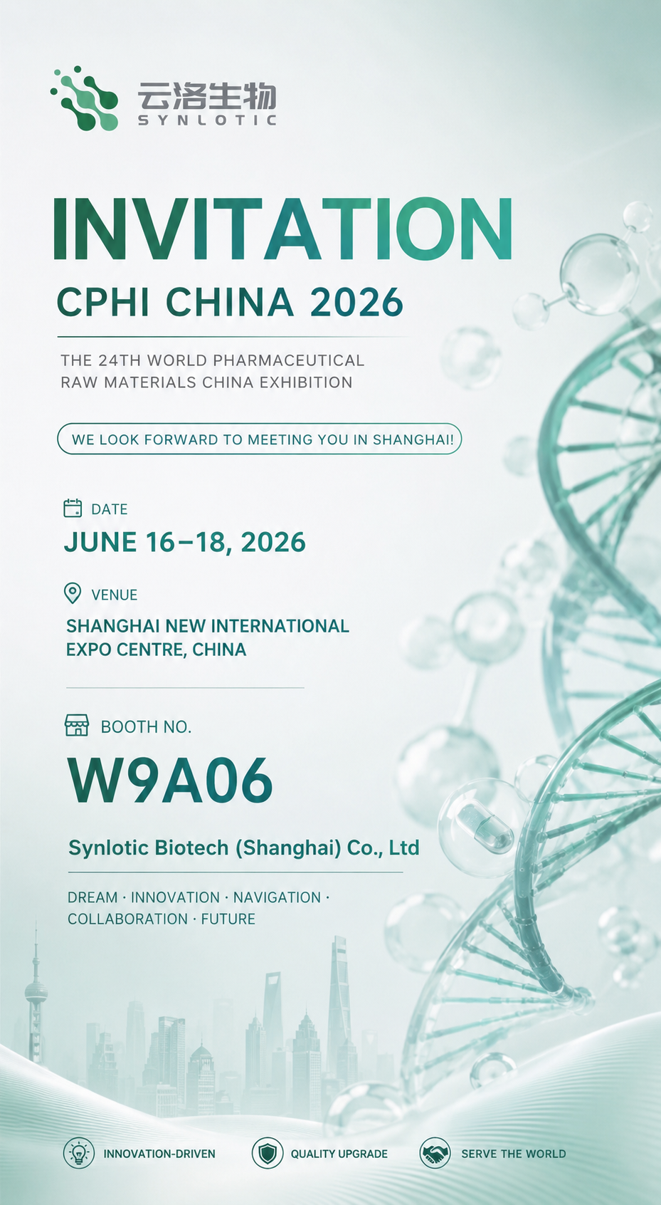 Sartu Synlotic Biotech-en CPHI China 2026-n